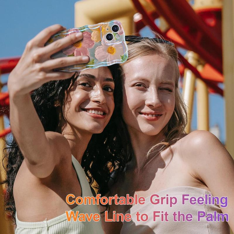 🌸Colorful Retro Oil Painting Print iPhone Case