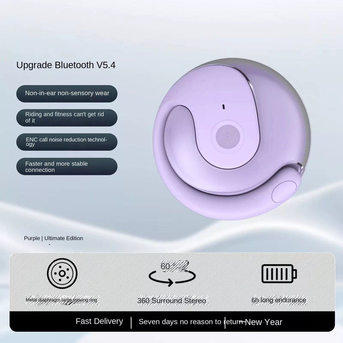 🔥LAST DAY SALE 75% OFF🔥Earphone Wireless Bluetooth[On Sale & Quick Ship!]