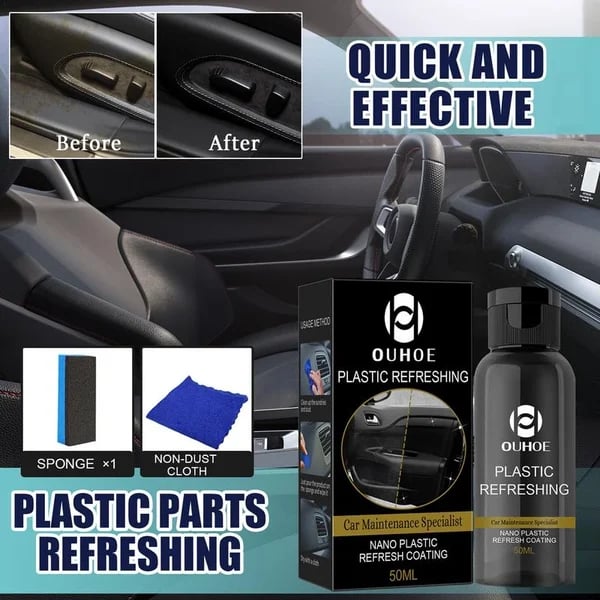 Plastic Revitalizing Coating Agent（🔥Buy 1 Get 1 Free）