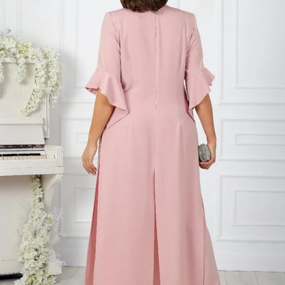 🌸Spring Specials🌸 Women's V-Neck Dress & Elastic Waist Pants Set