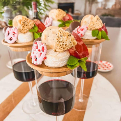 🍷Wine Glass Charcuterie Topper