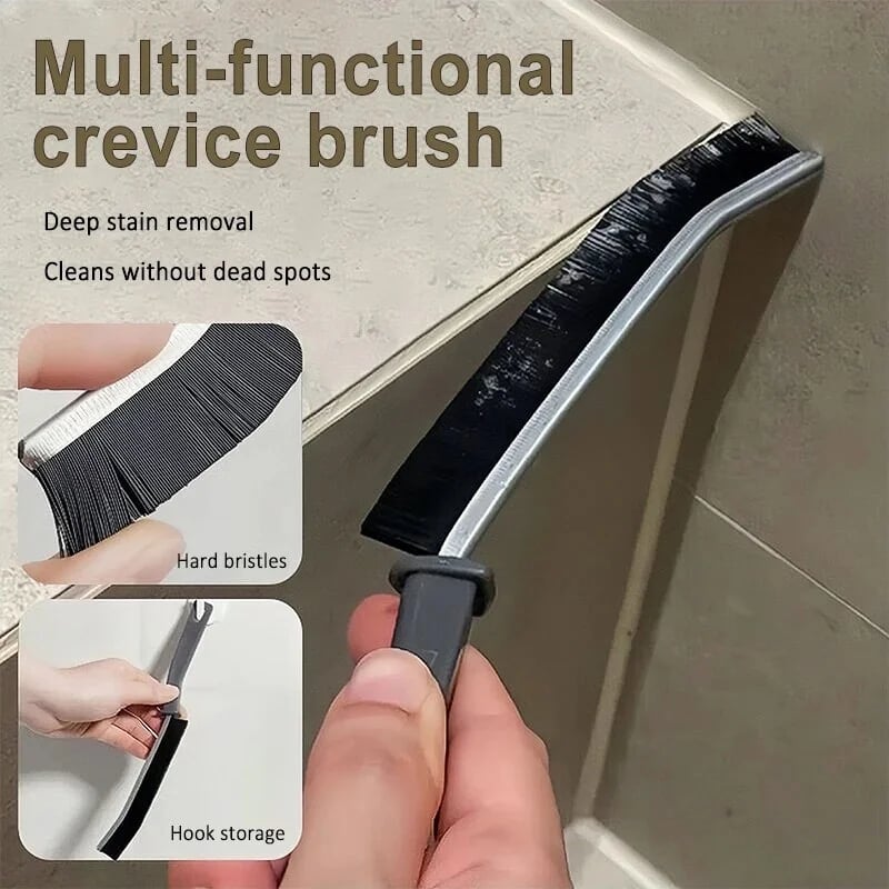 Hard-Bristled Crevice Cleaning Brush
