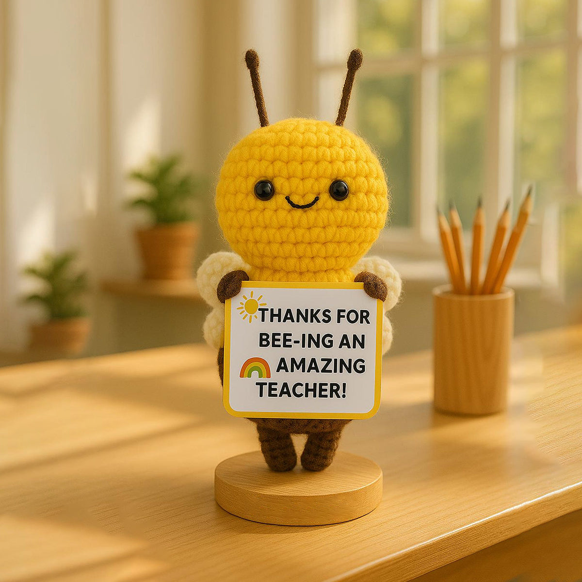 💖Teacher Appreciation Gift Crochet Bee