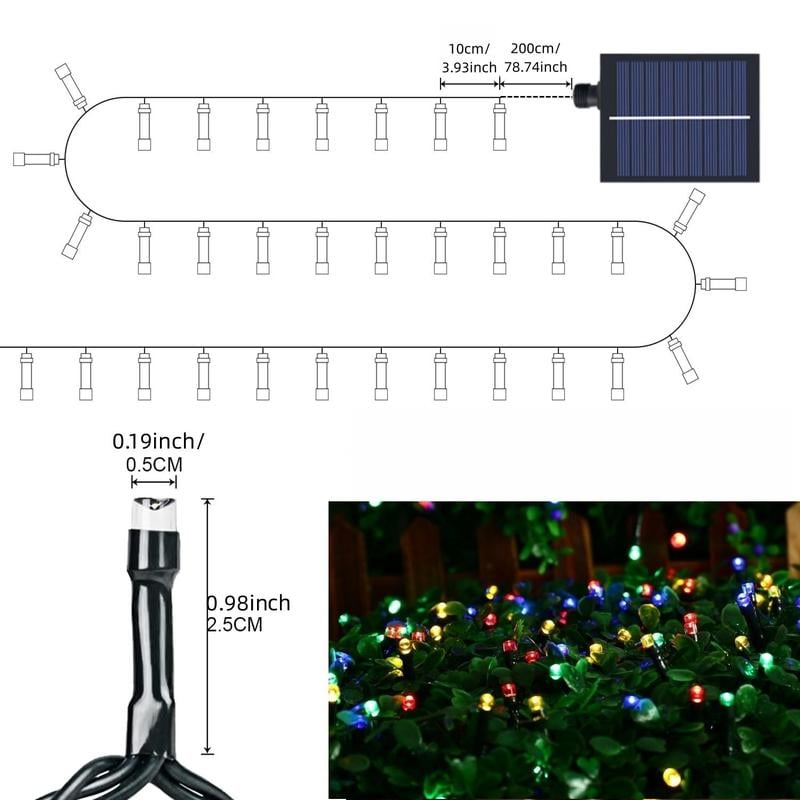🎄Christmas Sales 49% OFF✨USB Rechargeable Solar Powered String LED Lights