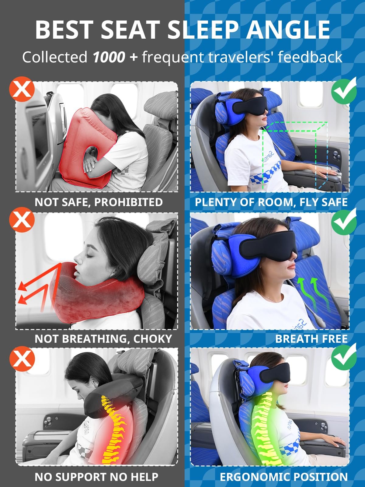Travel Pillows for Airplanes