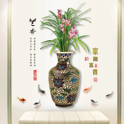 🎉3D Large Vase Wall Sticker