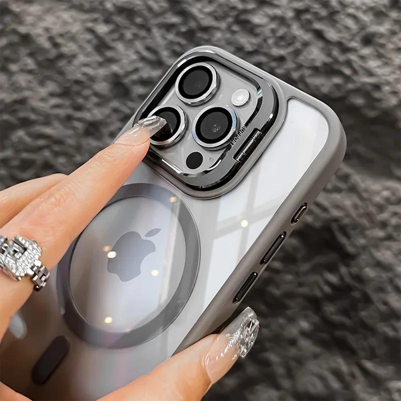 🔥New In Phone Case for iPhone 16 Series - Invisible Camera Lens Holder Magnetic Case for iPhone