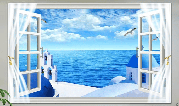 🌸🌸 Waterproof And Anti-Fouling Wall Landscape Painting