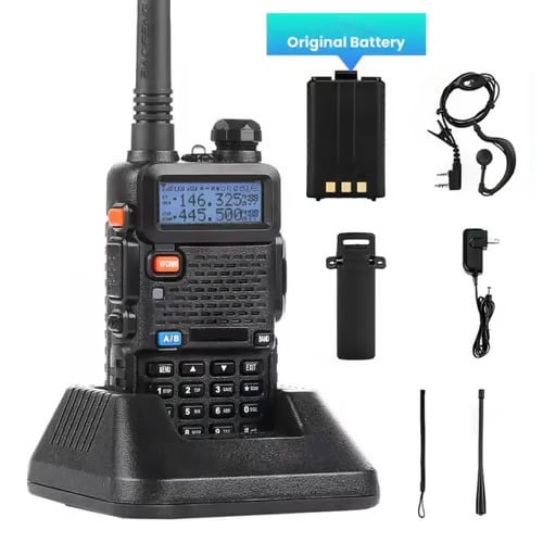 💥UV-5R Ham Radios Long Range—8W Dual Band Rechargeable Walkie Talkie Portable Two