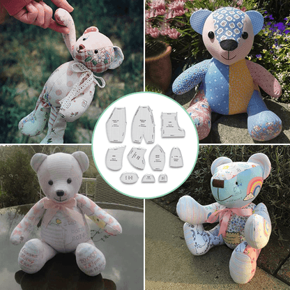 Memory Bear Template Ruler Set - With Instructions