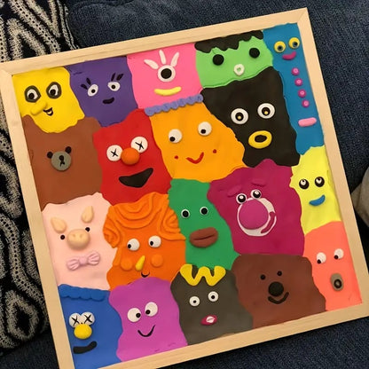 🔥Last 4 hours 57% OFF - 🖼️DIY Stress Relief Clay Frame Kit