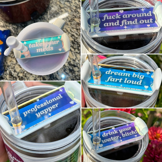 🌟Funny Acrylic Cup Plate Accessory