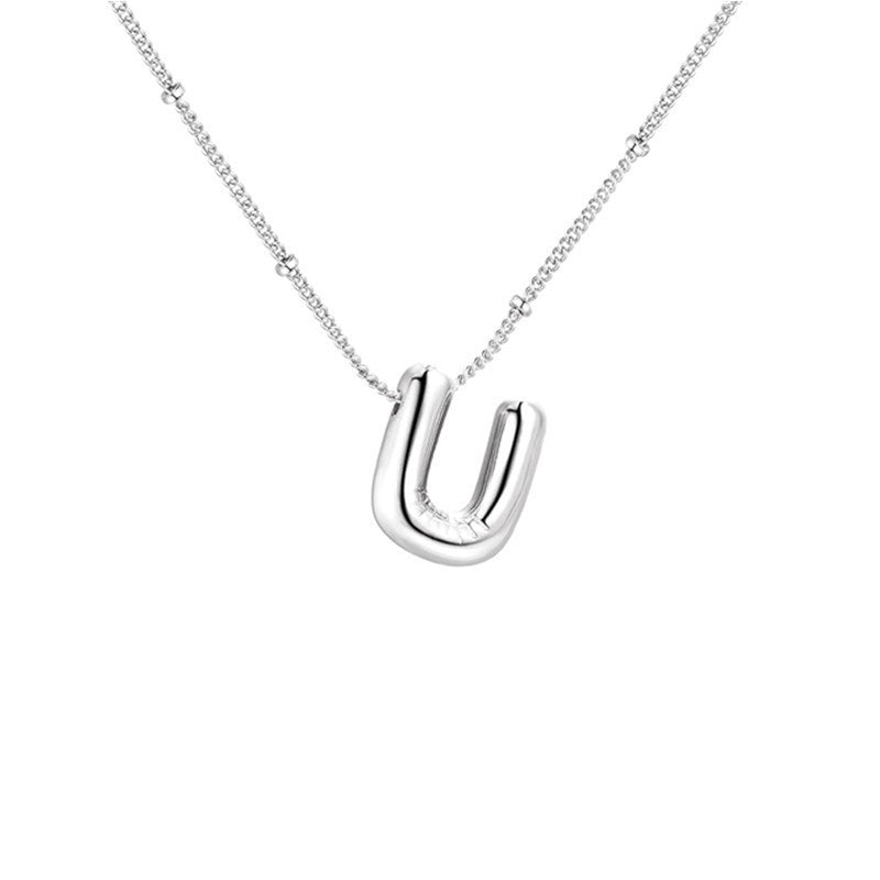 🔥Summer sale🎁⏰Bubble Letter Necklace