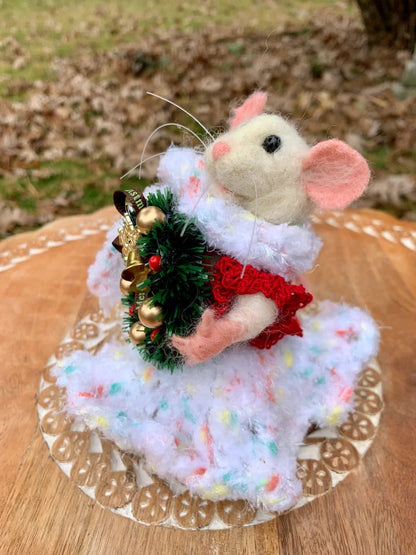⏰Limited Edition Hot Sale 50% Off - Handmade Christmas Needle felted Mouse