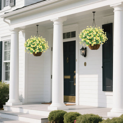 🎉Mother's Day Sale 49% OFF🌼UV Resistant Lifelike Artificial Daisies (Hanging Flowers Basket)