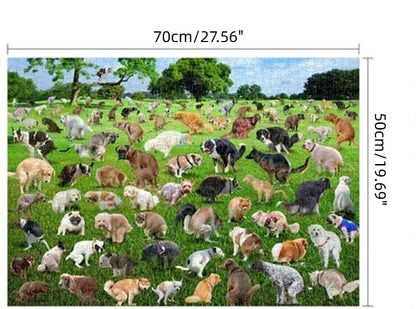1000 Pieces Puzzle, 101 Dogs Pooping Puzzle