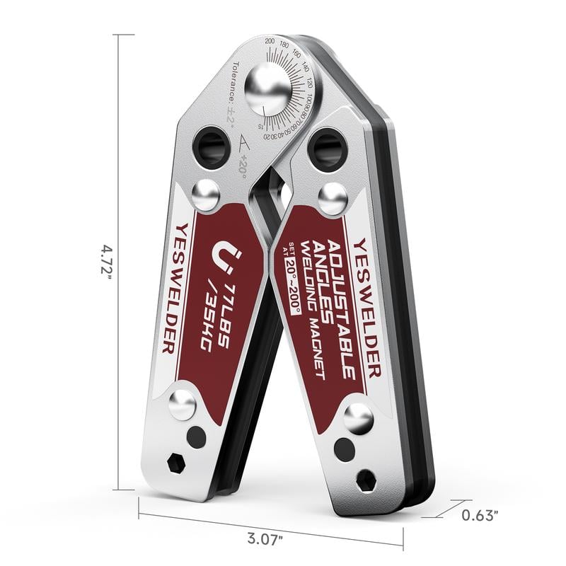 YESWELDER Adjustable Angle Welding Magnet