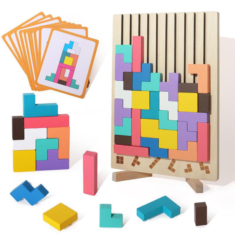 Wooden Stacking Puzzle Toy