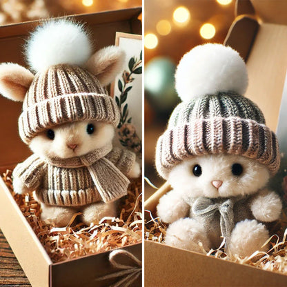 🔥Handmade🐇Mini Bunny Hug Cute Easter Gift🎁