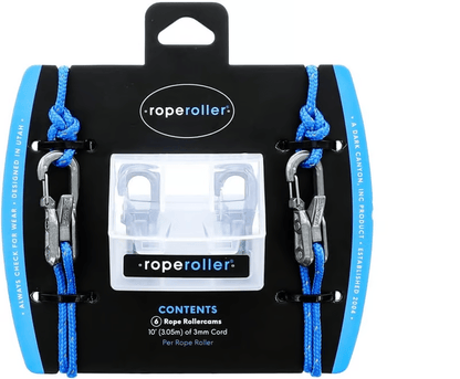 Rollercam Rope Roller 6-Pack w Accessory Cord & Carry Case