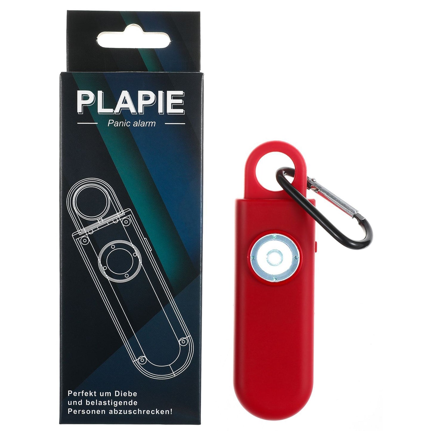 Siren Keychain Alarm with SOS LED Light