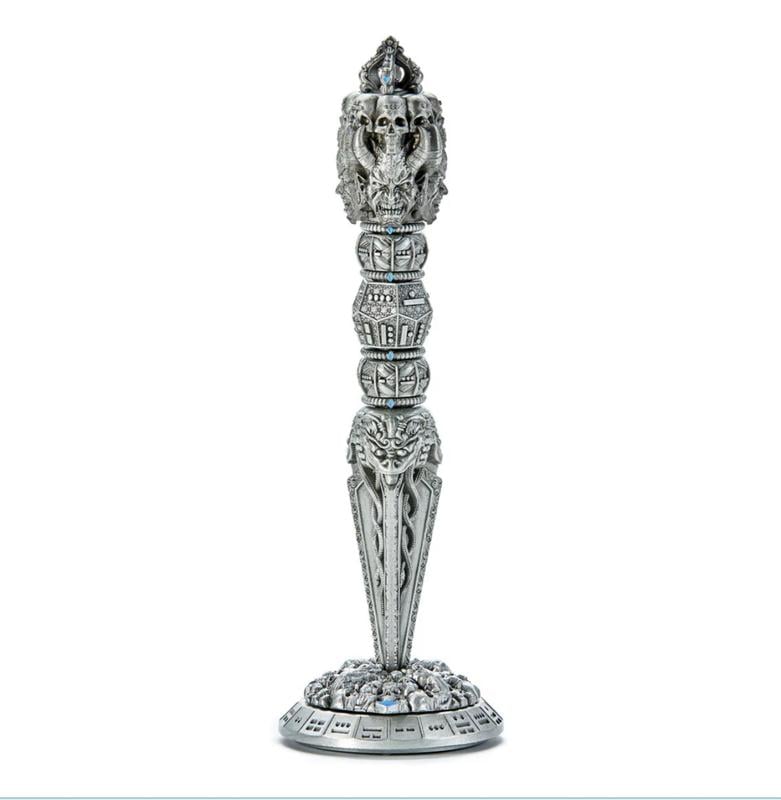 🔥Last Day 49% OFF💀Metal Wand Skull Dice & Bone RPG Dice Set