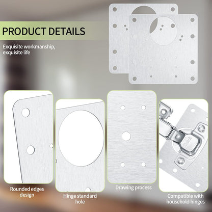 Hinge Fixing Plate Bracket Kit