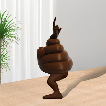 🤣Poop Emoji with Middle Finger