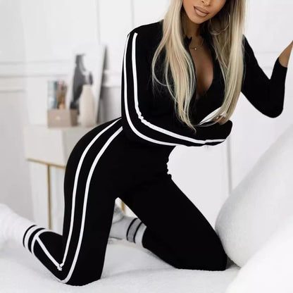 💃Women's Slim Fit Side Web Half-Zip Jumpsuit (🔥Same as in the video)