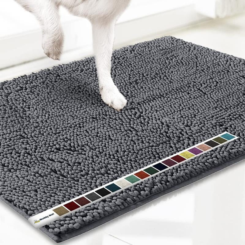 Super Absorbent Chenille Entrance Mat – Anti-Slip & Easy to Clean