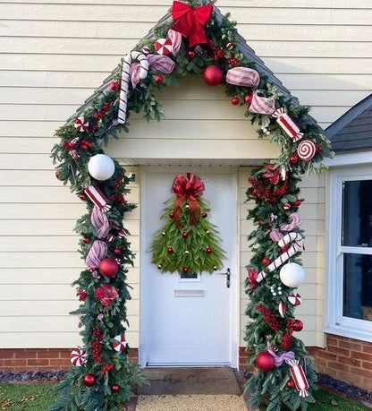 🎄Handmade Christmas Tree Wreath for Front Door🎅