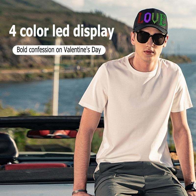 Personalized LED Display Cap