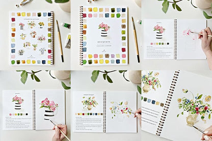 🔥LAST DAY 60% OFF - 💕Watercolor Workbook 🖼️Beginner-Friendly