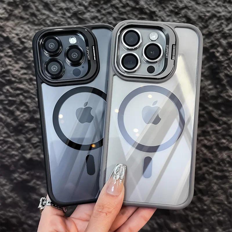 🔥New In Phone Case for iPhone 16 Series - Invisible Camera Lens Holder Magnetic Case for iPhone