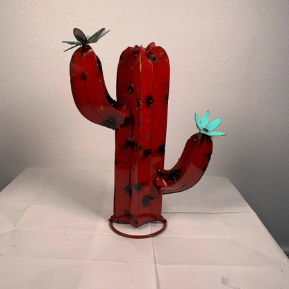 Mini Metal Saguaro Cactus - Garden Art🌵
