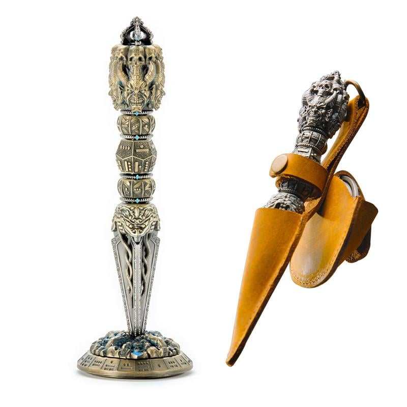 🔥Last Day 49% OFF💀Metal Wand Skull Dice & Bone RPG Dice Set