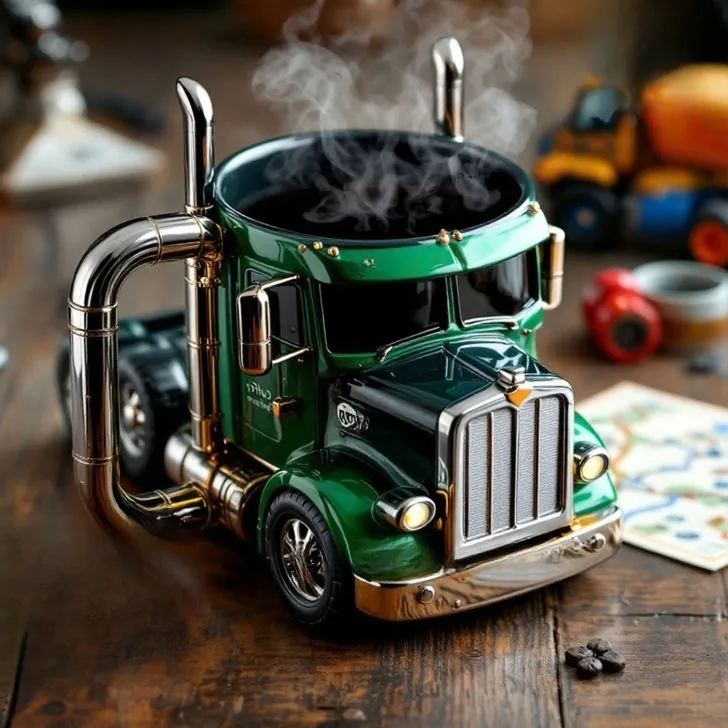 🔥Last 4 hours Sale: Save $30 -Handcrafted Truck Coffee mug