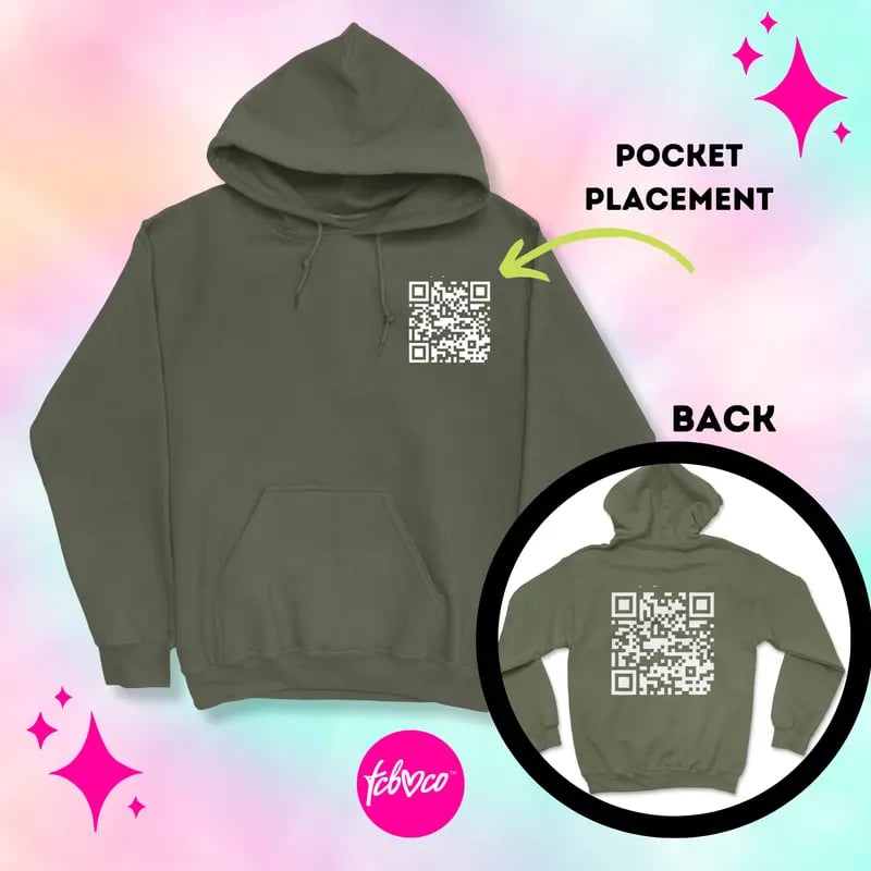 🎉Last Day 70% OFF🎉Funny FU QR Code Hoodie