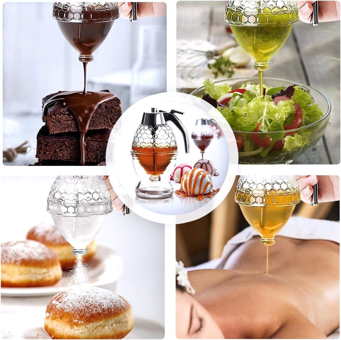 🔥Last Day 49% OFF✨Diamond Glass Honey Dispenser