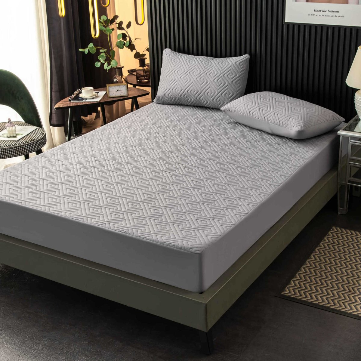 Quilted Fitted Sheet Waterproof Mattress