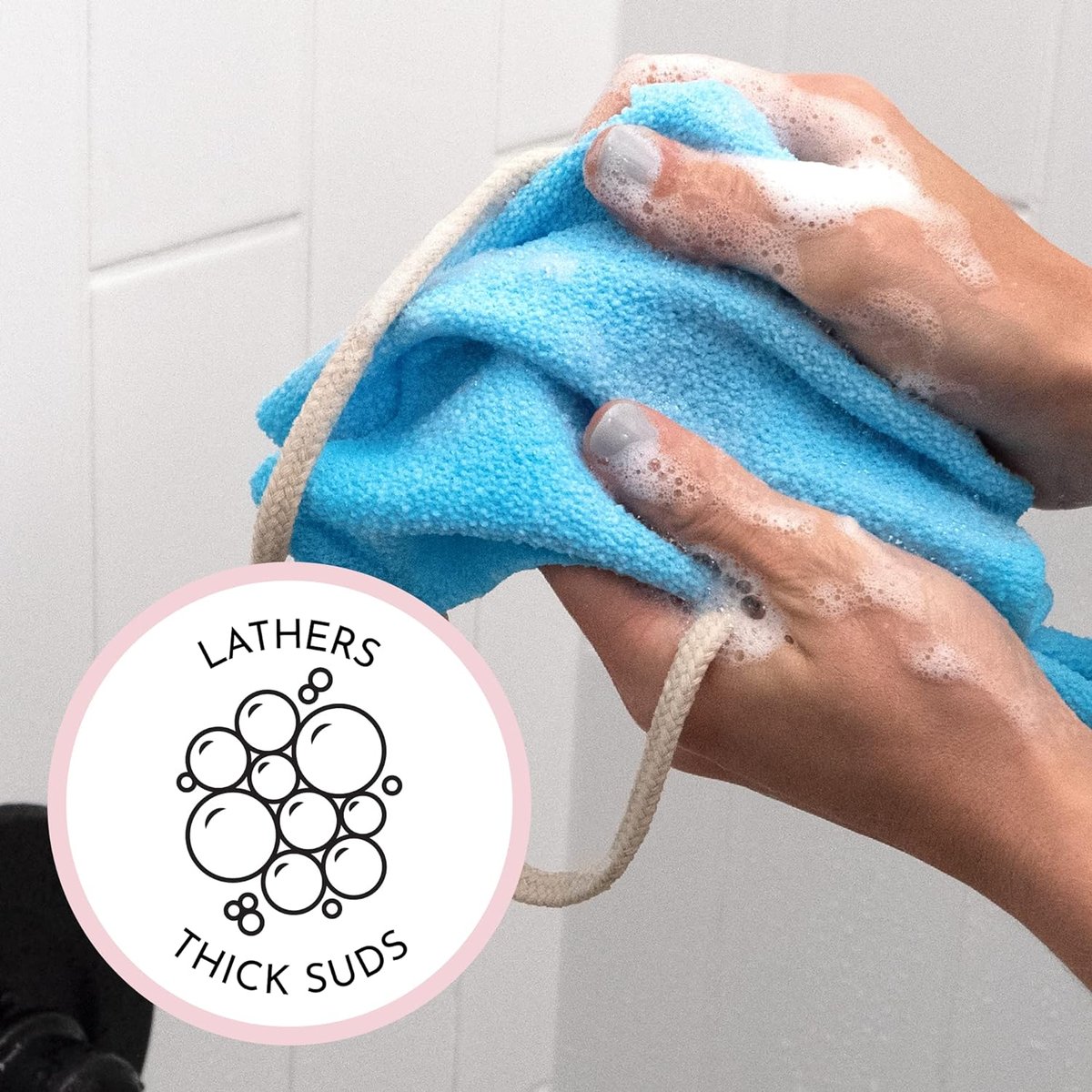 🔥Extended Exfoliating Back Scrubber with Handles