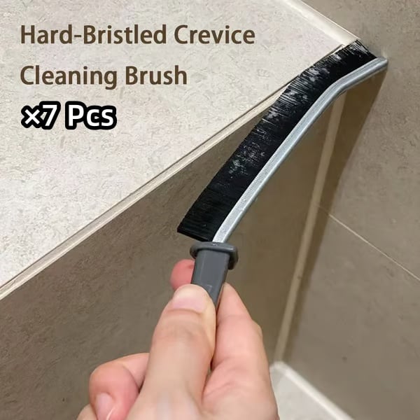 Hard-Bristled Crevice Cleaning Brush