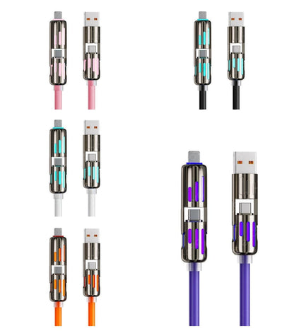 🏆#1 Bestselling📲240W⚡4-in-1 USB Cable