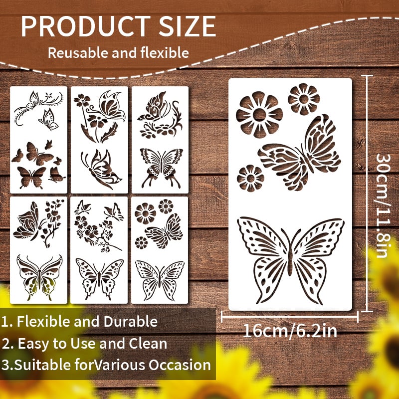 🏡New Year Spring Sale 49% OFF -Garden Fence Large Flower Stencils🌻DIY Decoration
