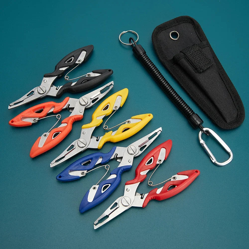Multifunctional fishing pliers set（ Plier+Anti-drop cord+bag）