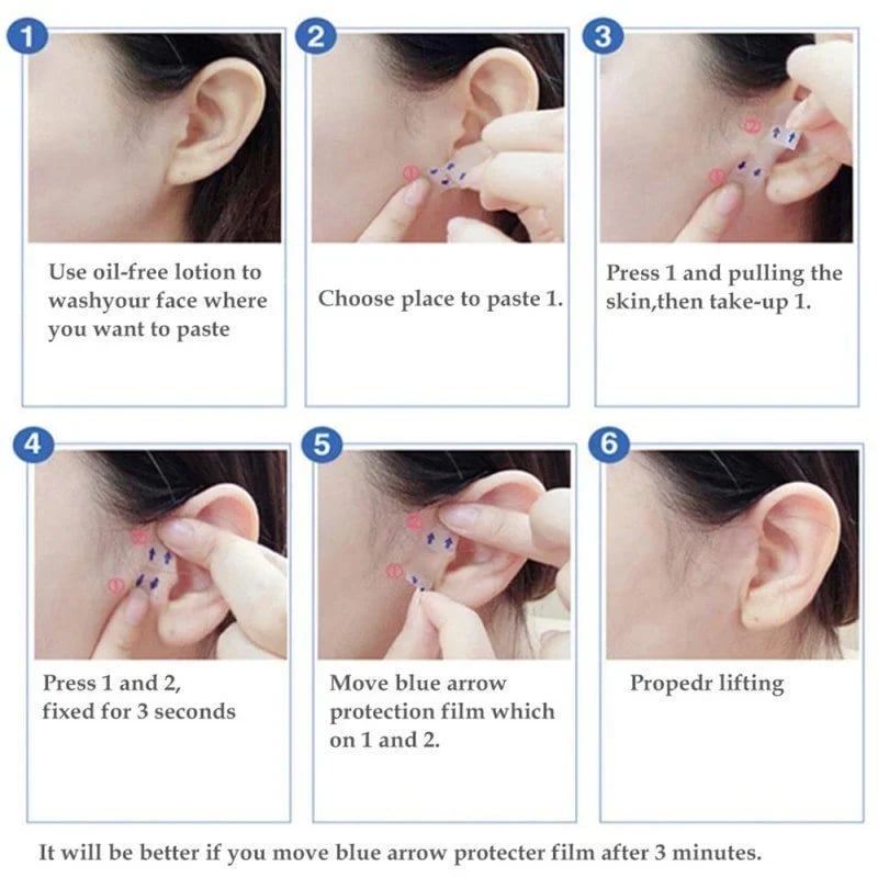 🔥Last Day 70% OFF🔥Invisible Face Lifter Tape✨Has a delicate V face(120pcs)