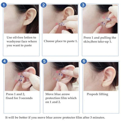 🔥Last Day 70% OFF🔥Invisible Face Lifter Tape✨Has a delicate V face(120pcs)