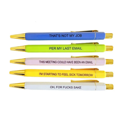 😂Motivational Badass Pen Set(5pcs)