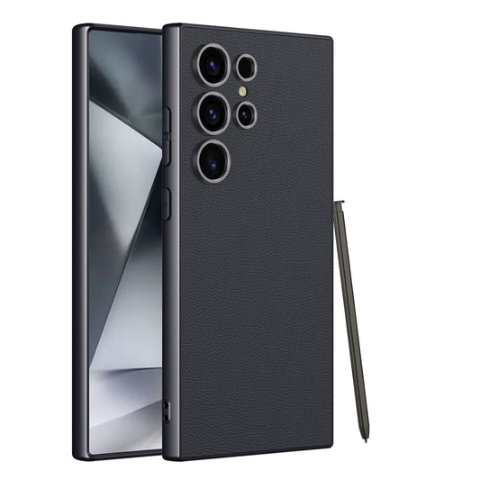 Luxury Leather All-inclusive Protective Phone Case For Galaxy S24 Ultra