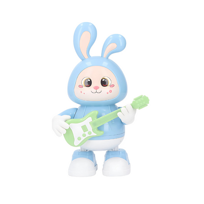 RockBunny Groovy Guitarist Rabbit Toy with Music & Lights